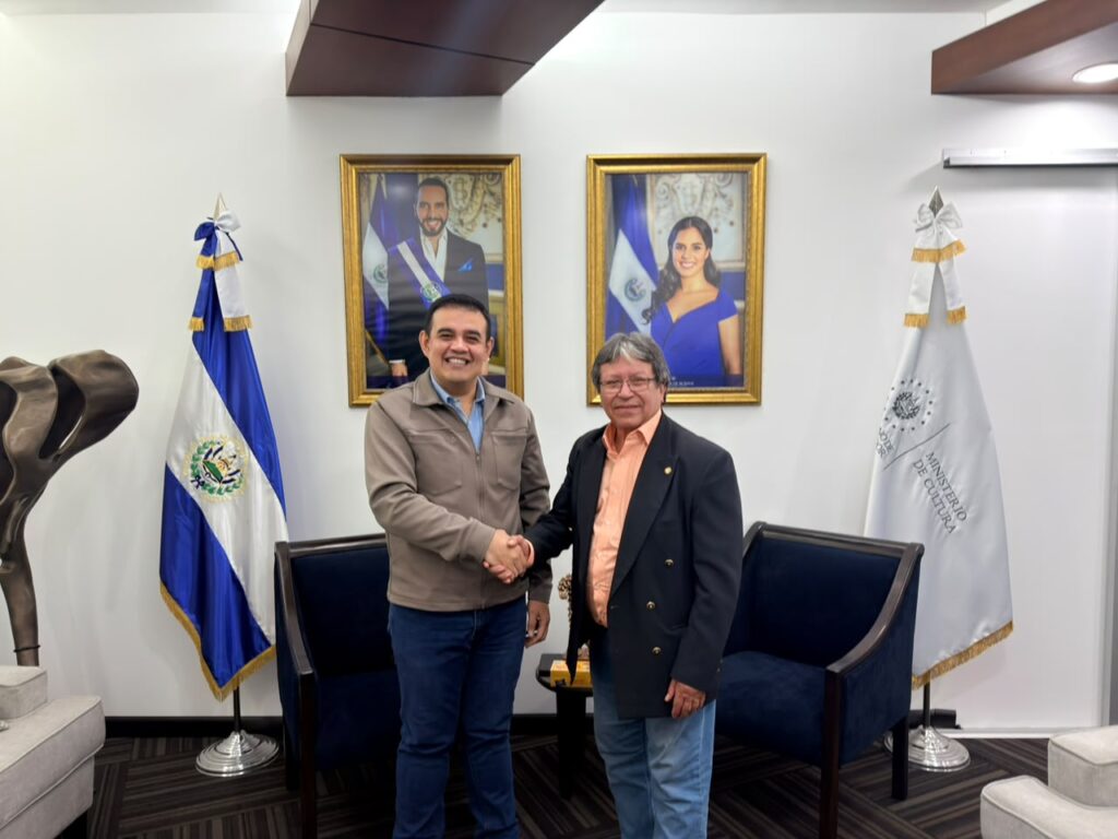 Presidente Vidal Sorto Rubio realiza visita ao Ministro da Cultura de El Salvador